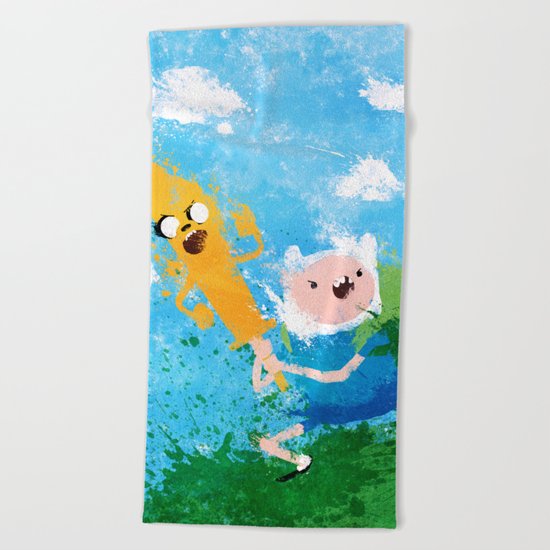 Battle Bros! Beach Towel