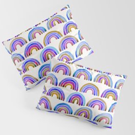 Rainbow Watercolor – Indigo Pillow Sham