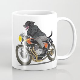 Labrador Riding Motorcycle Mug