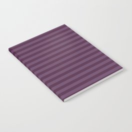 Autumn Time - purple stripes Notebook
