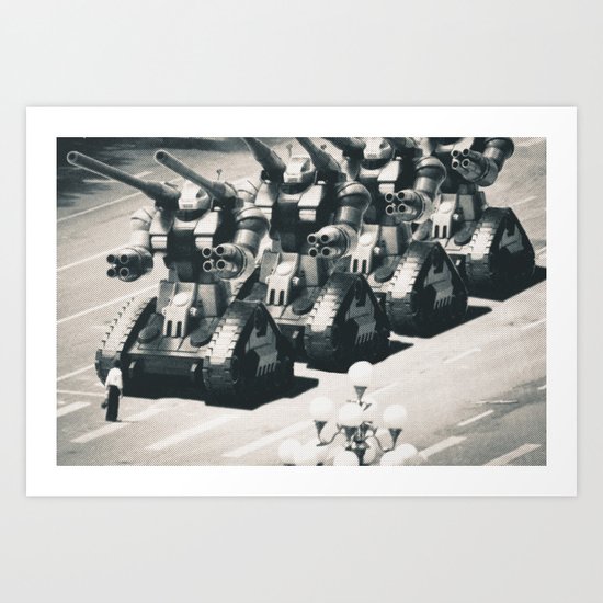 guntank man Art Print