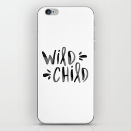 Wild Child – Black iPhone Skin