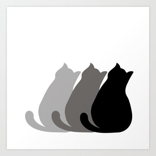 cats Art Print