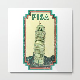 Pisa Italy, Leaning Tower Metal Print