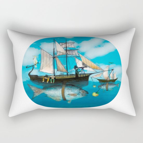 Sea Journey Rectangular Pillow