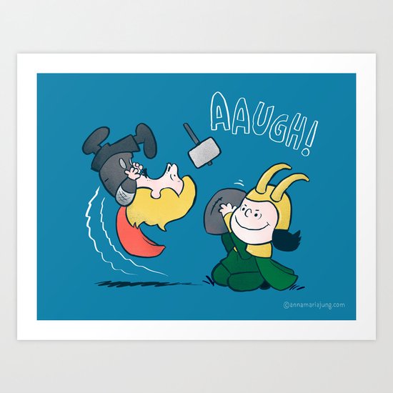 Loki's nuts Art Print