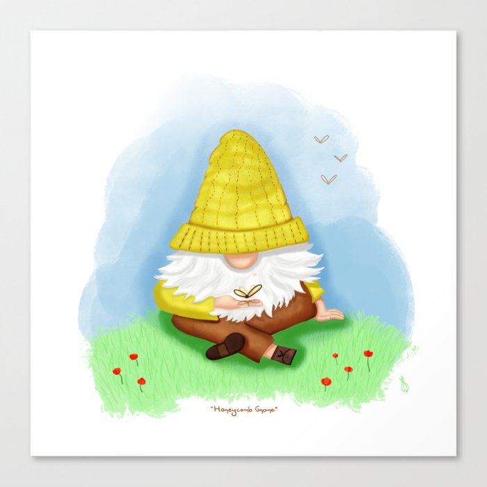 Honeycomb Gnome Canvas Print