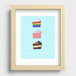 Piece of Cake Recessed Framed Print