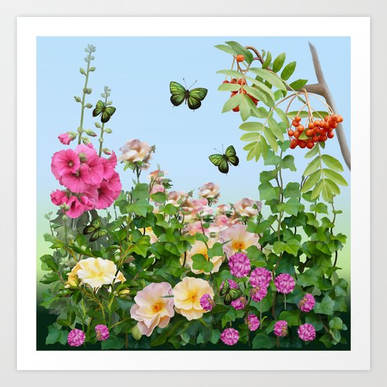 Wild Garden Art Print