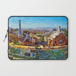Barcelona, Panorama from Parc Guell Laptop Sleeve