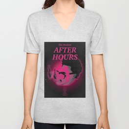 After Hours Retro Poster V Neck T Shirt