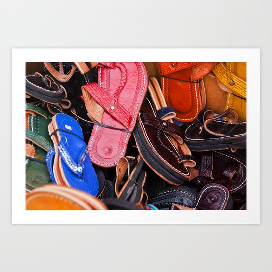 Flip-Flops Art Print