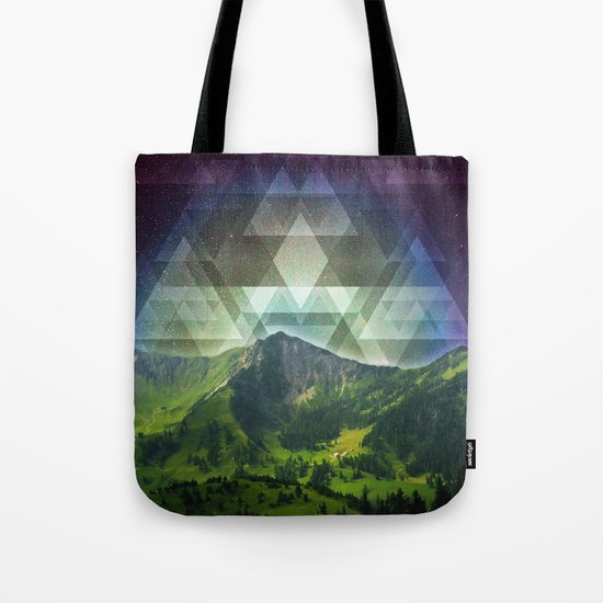 Geometric Nature Tote Bag