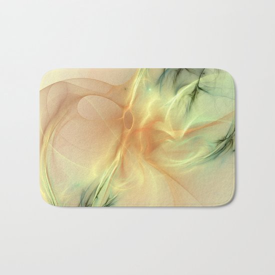 Warm Synergy Fractal Bath Mat
