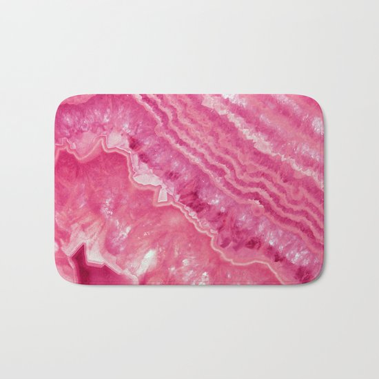 Pink marble Bath Mat