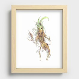 Spring Rhizome Recessed Framed Print