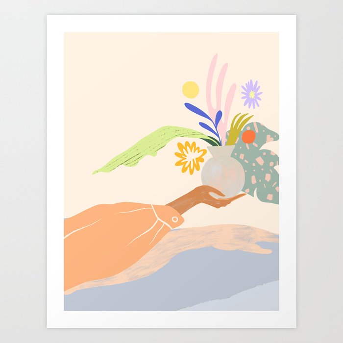 The Act of Giving Art Print