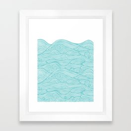 Pale Blue Framed Art Prints Society6