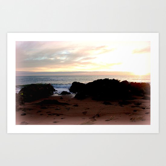 Northern shores of Tasmania Art Print