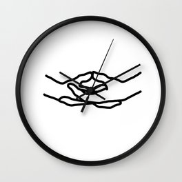 Vishuddah Mudra Wall Clock