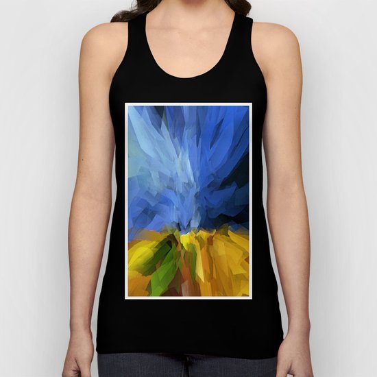 Wheat Field, Storm Approaching Unisex Tank Top