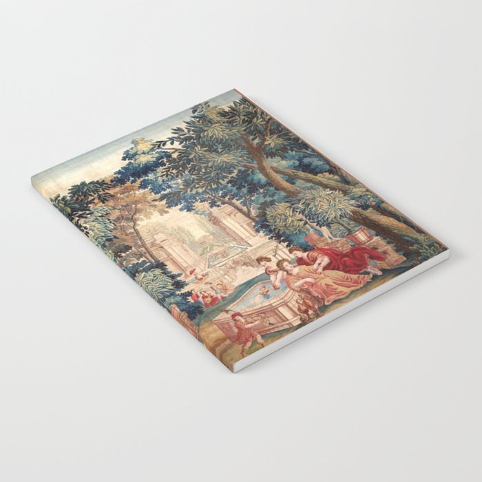 Antique 18th Century Allegory of Spring French Tapestry Notebook