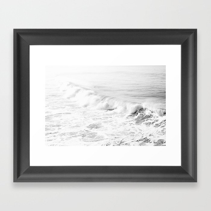 Pacific Ocean from Manhattan Beach Framed Art Print