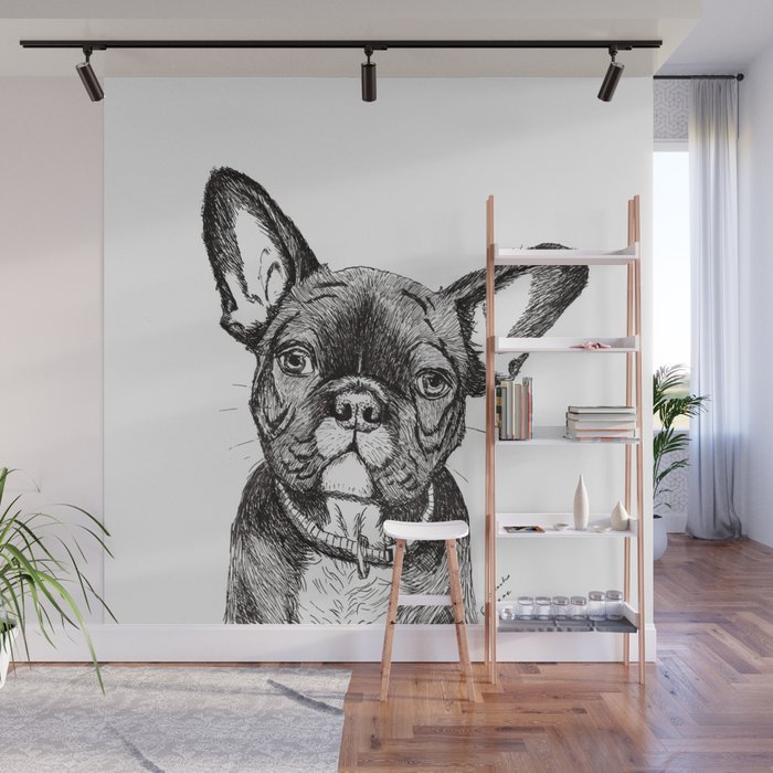 Frenchy is Your Friend Wall Mural by cristinavivi | Society6