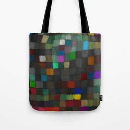 Spring Colors of May, Geometric Color Theory Painter's Palette portrait painting by Paul Klee Tote Bag