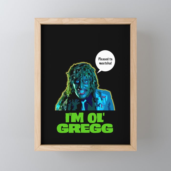 Old Gregg Framed Mini Art Print