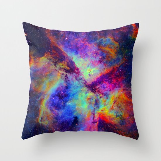 Nova Nebula Throw Pillow