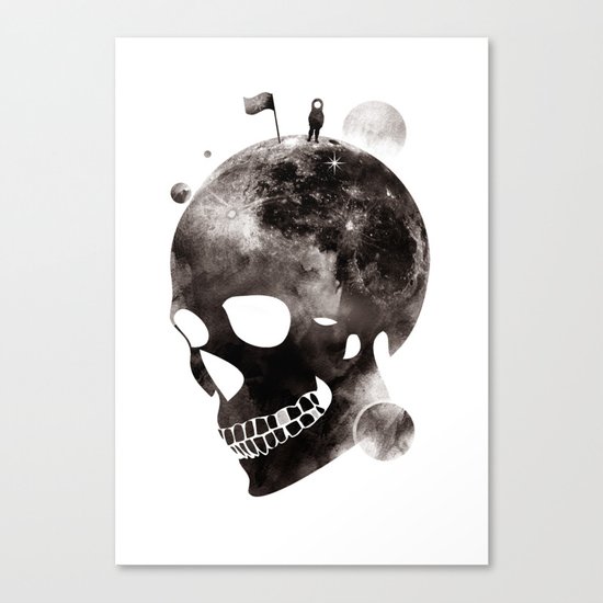 the darkest side Canvas Print