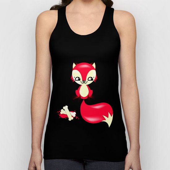 Fox's Christmas Dinner Unisex Tank Top