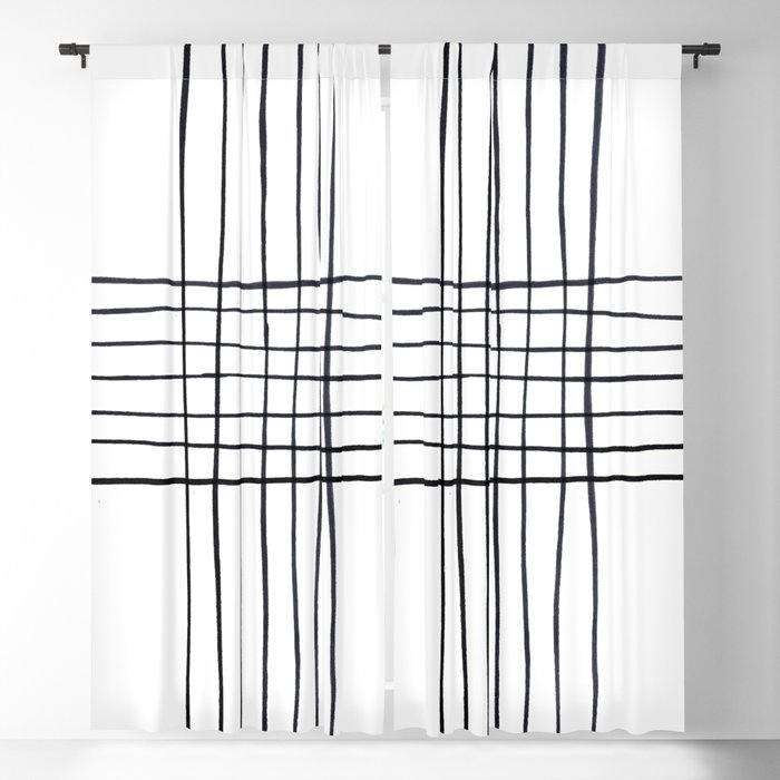 Criss Cross Blackout Curtain by Caitlin Workman | Society6