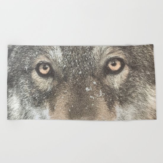 Wolf Beach Towel