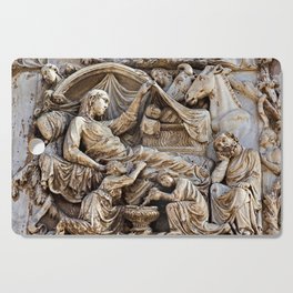 Orvieto Cathedral Relief Birth of Jesus Nativity Gothic Art Cutting Board