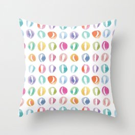 Watercolor Feathers Throw Pillow