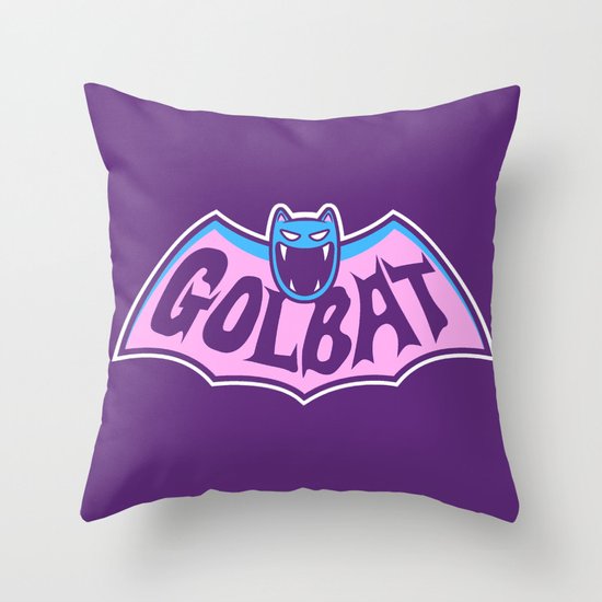 Focus Your Inner Bat Throw Pillow
