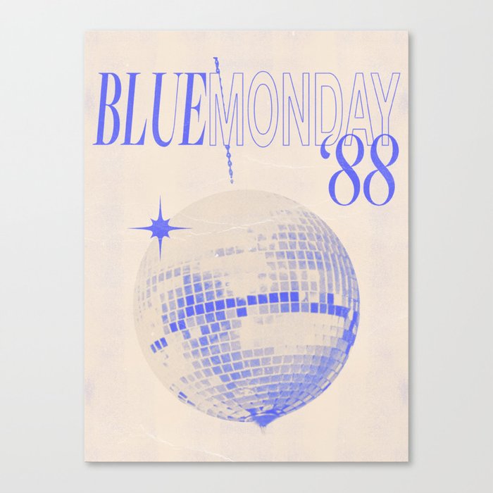 Blue Monday '88 Canvas Print