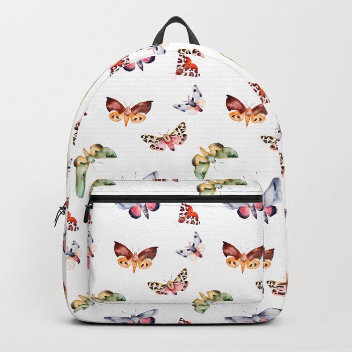 Moths Pattern Backpack