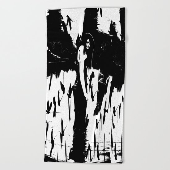 Rusalka: Demon Witch of the Vasyugan Swamp Beach Towel