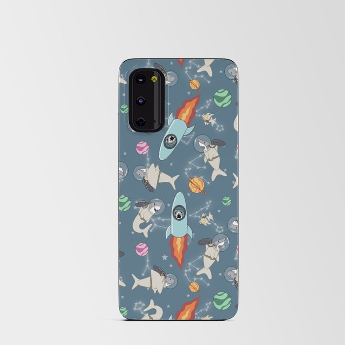 Sharks in Space Android Card Case