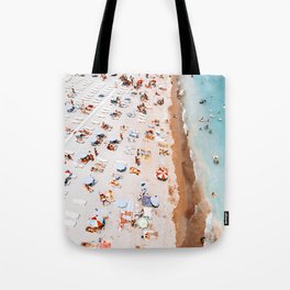 Ocean Sea Print, Beach Sea Art Print, Aerial Beach Print, Minimalist Print, Beach Photography, Bondi Beach Print Art Print Tote Bag