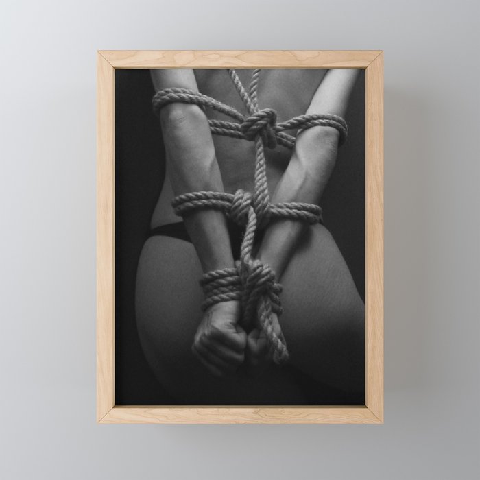 Bondage Framed Mini Art Print