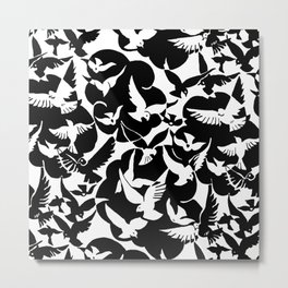 Birds pattern Metal Print