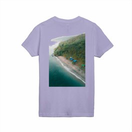 Along the coast of Lombok, Drone Photography, Aerial Photo, Ocean Wall Art  Kids T Shirt