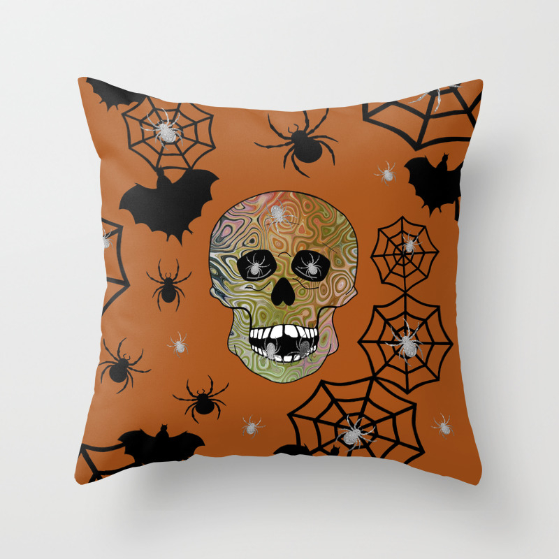 Creepy Halloween Throw Pillow By Kathleensartoris Society6