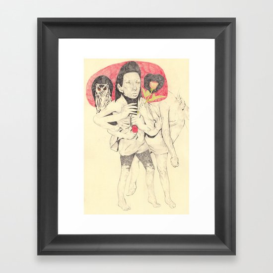 figures Framed Art Print