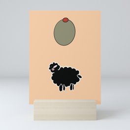 Olive Ewe: Black Sheep Edition Mini Art Print