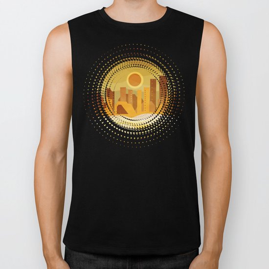 Textures/Abstract 128 Biker Tank